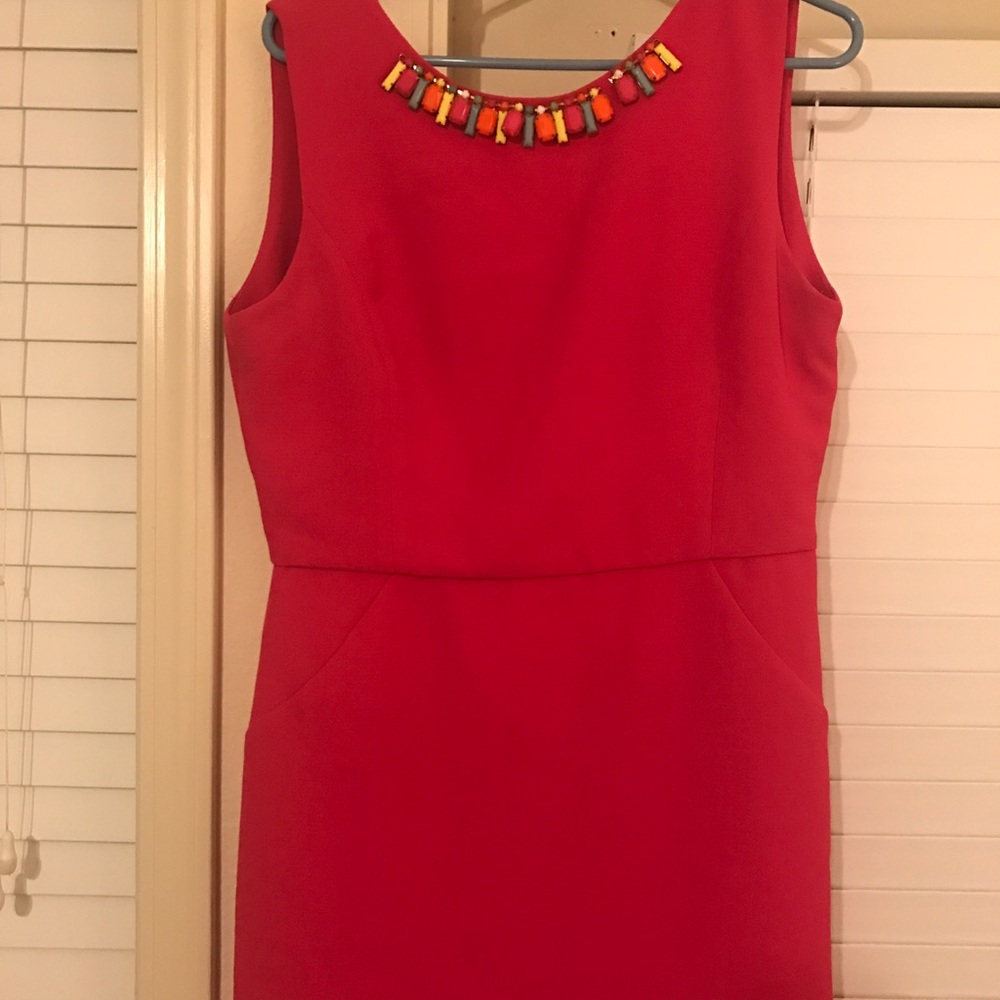 Hot pink dress